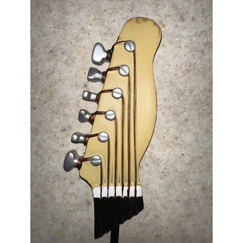Electric and Acoustic Guitar Headstock RESIN Decorative Wall Hooks 2008 ICA Home